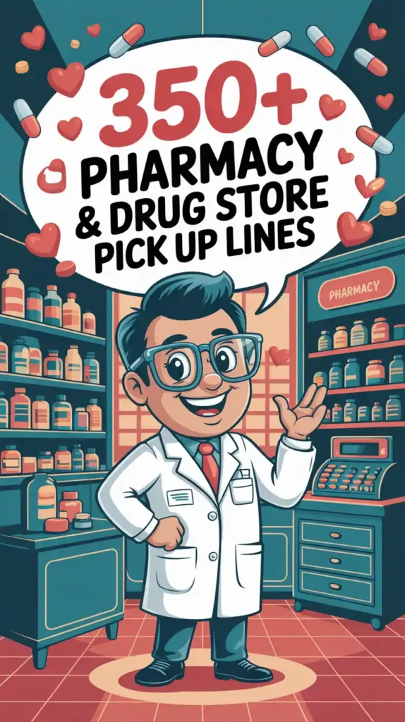 pharmacy and drug pick up lines