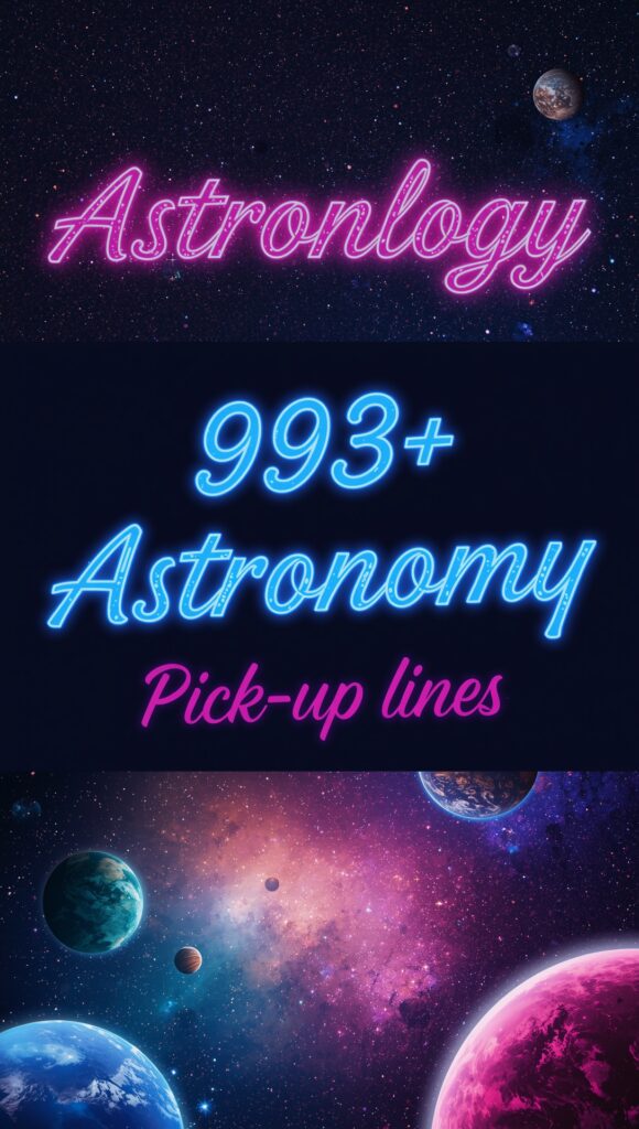 Astrology and Astronomy Pick-Up Lines