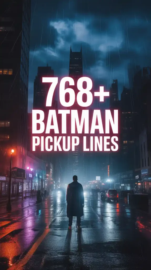 Batman Pickup Lines