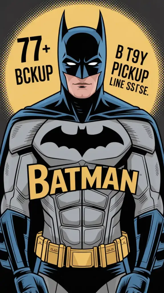 Batman Pickup Lines