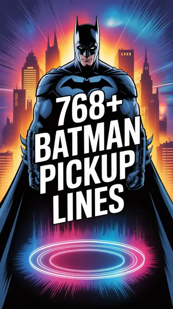 Batman Pickup Lines