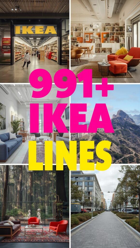 Ikea Pick Up Lines