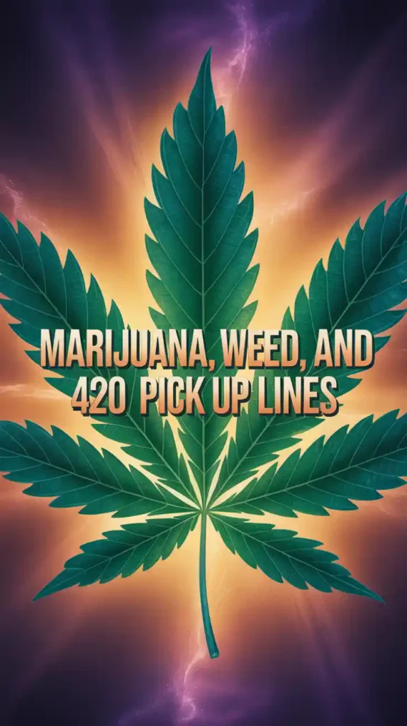Marijuana, Weed, and 420 Pick Up Lines 