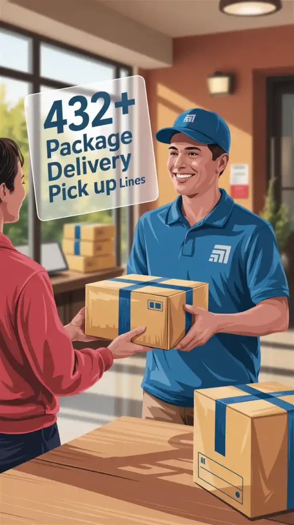Package Delivery Pick Up Lines