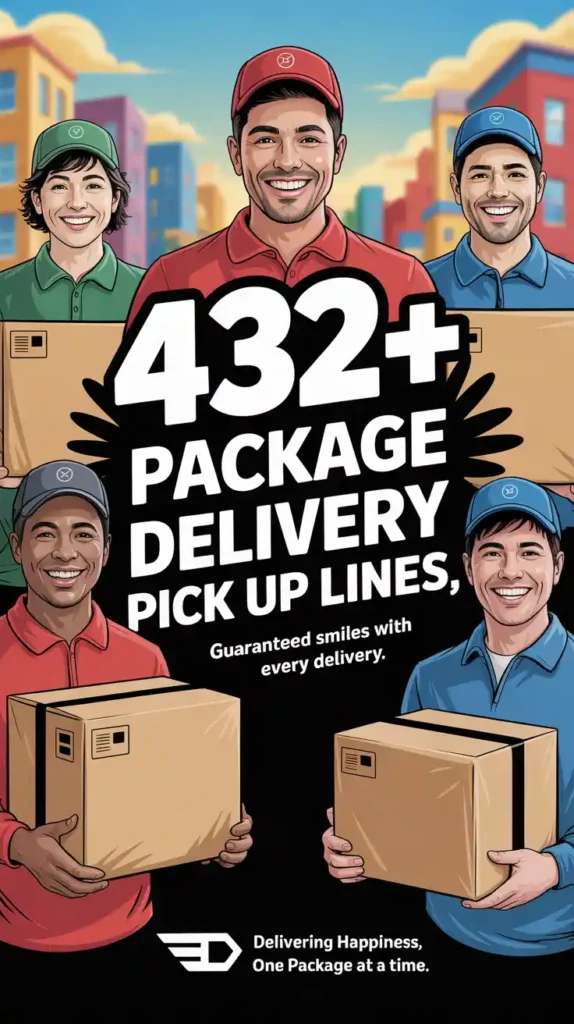 Package Delivery Pick Up Lines