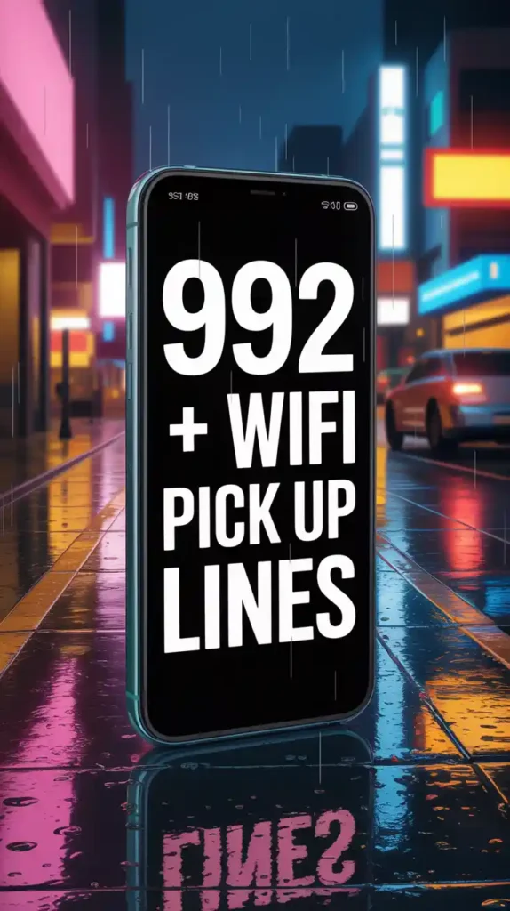 WiFi Pick Up Lines