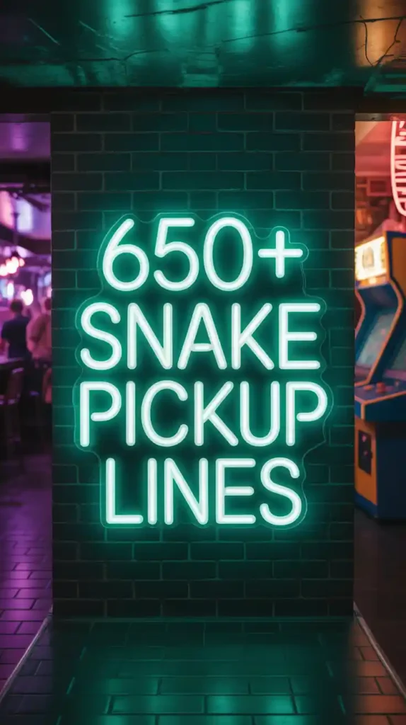 snake Pick up lines