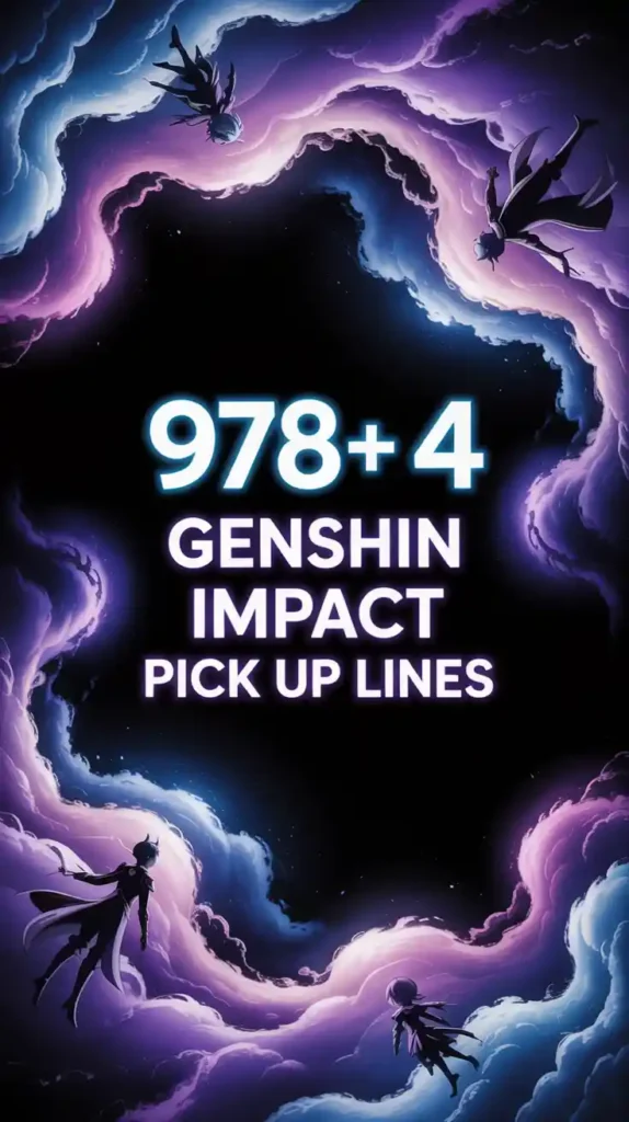 41 Genshin Impact Pick Up Lines