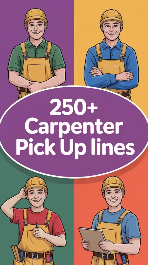 Carpenter Pick Up Lines