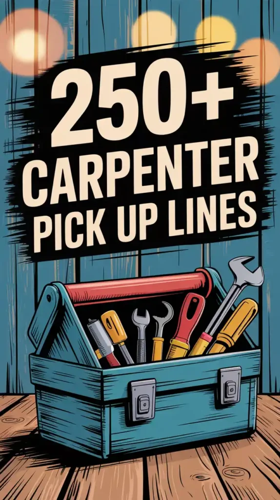 Carpenter Pick Up Lines