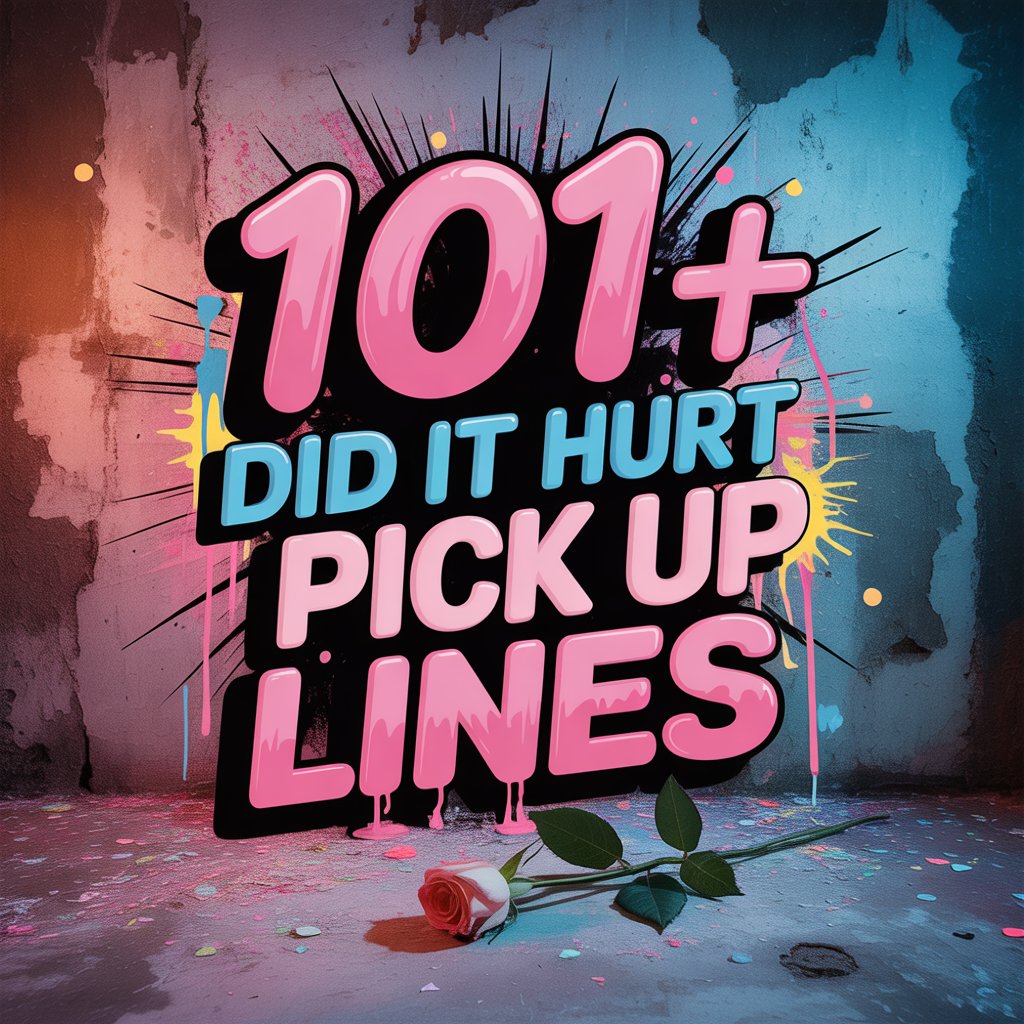 Did It Hurt Pick Up Lines