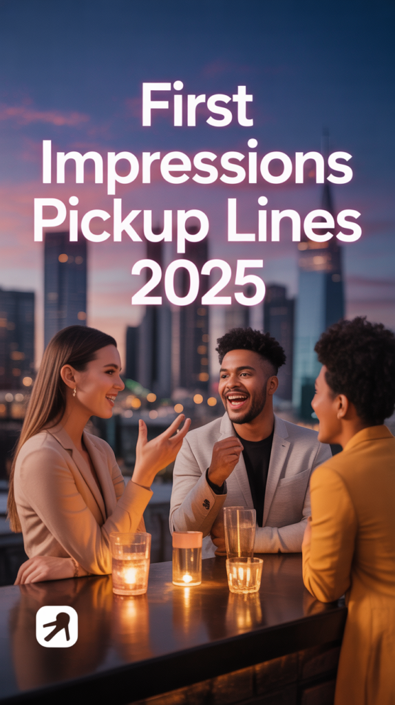First Impressions Pickup Lines 2025