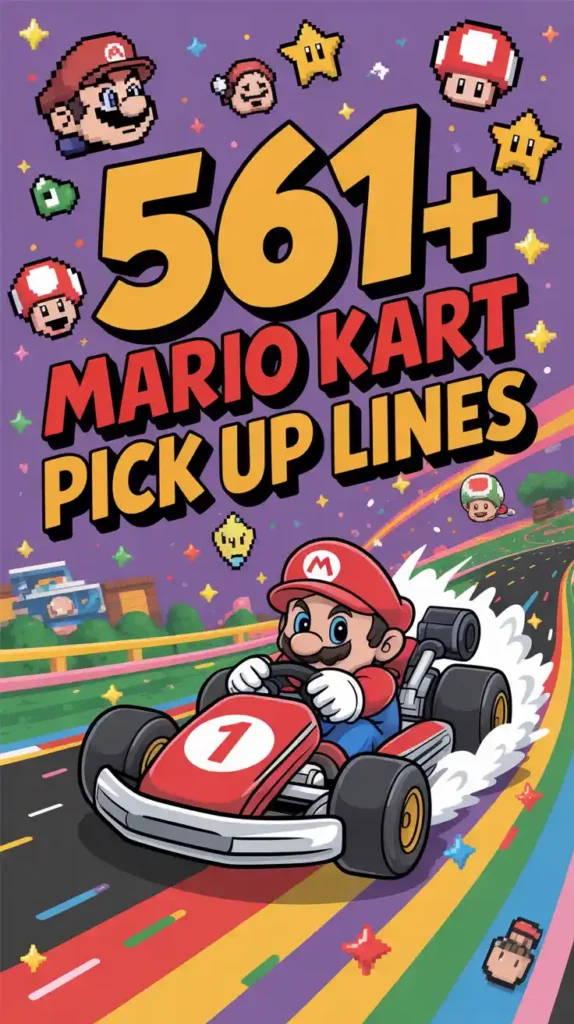 Mario Kart Pick Up Lines