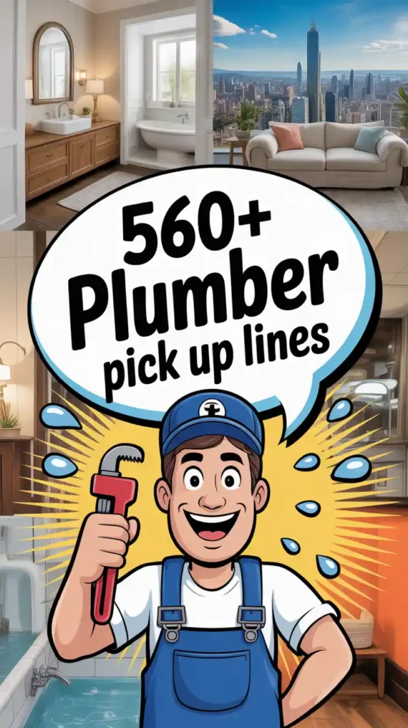 Plumber Pick Up Lines