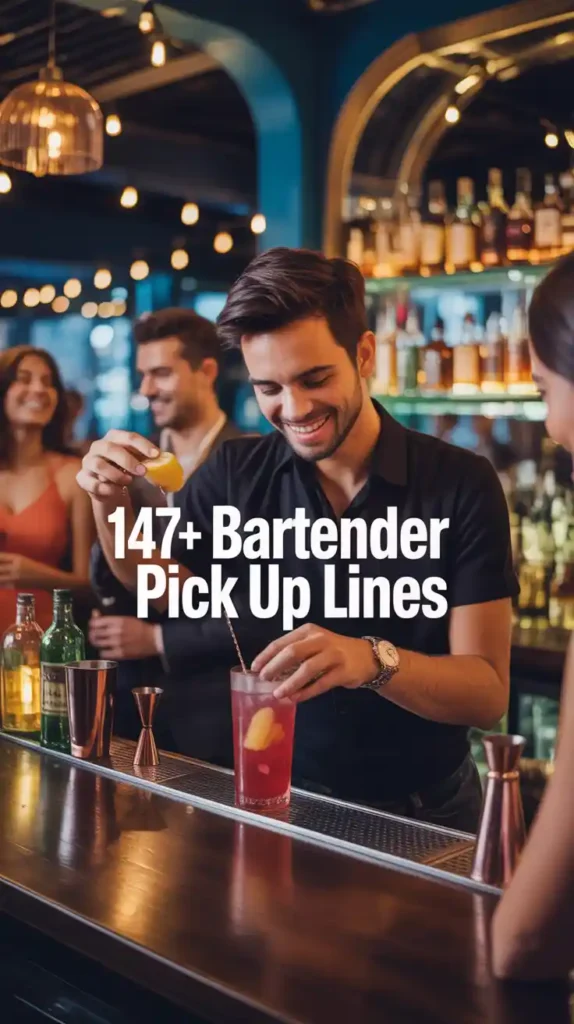 Bartender Pick Up Lines
