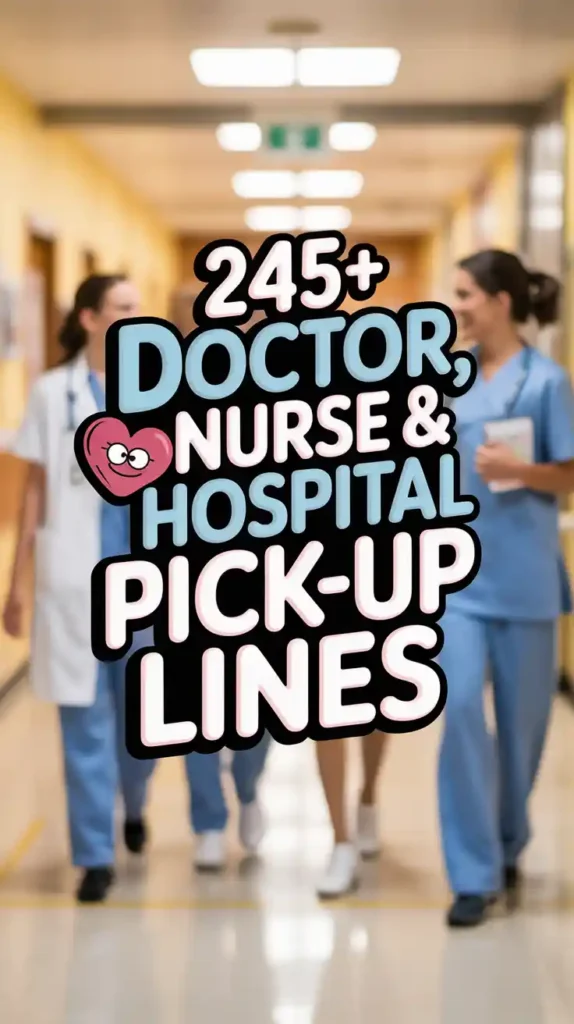Doctor, Nurse & Hospital Pick-Up Lines