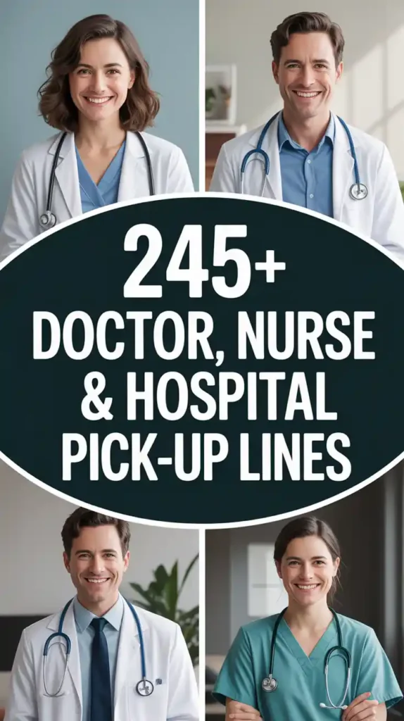 Doctor, Nurse & Hospital Pick-Up Lines