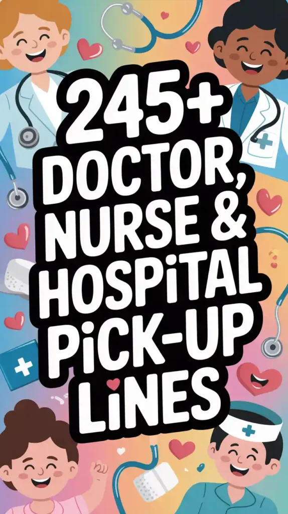 Doctor, Nurse & Hospital Pick-Up Lines