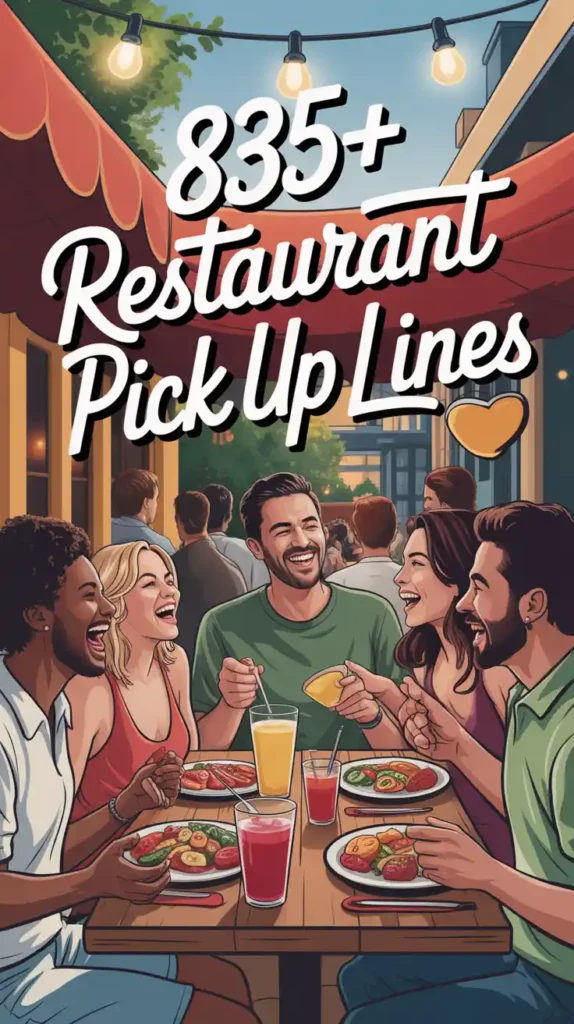 Restaurant Pick Up Lines