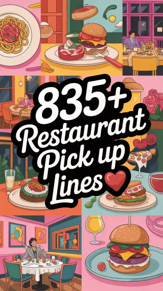 Restaurant Pick Up Lines