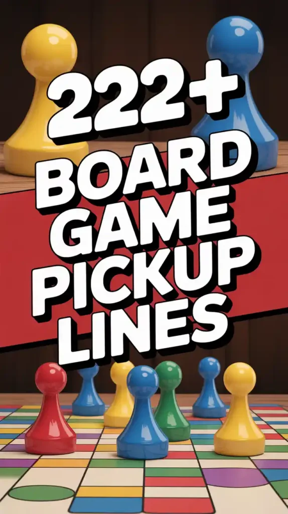 Board Game Pickup Lines