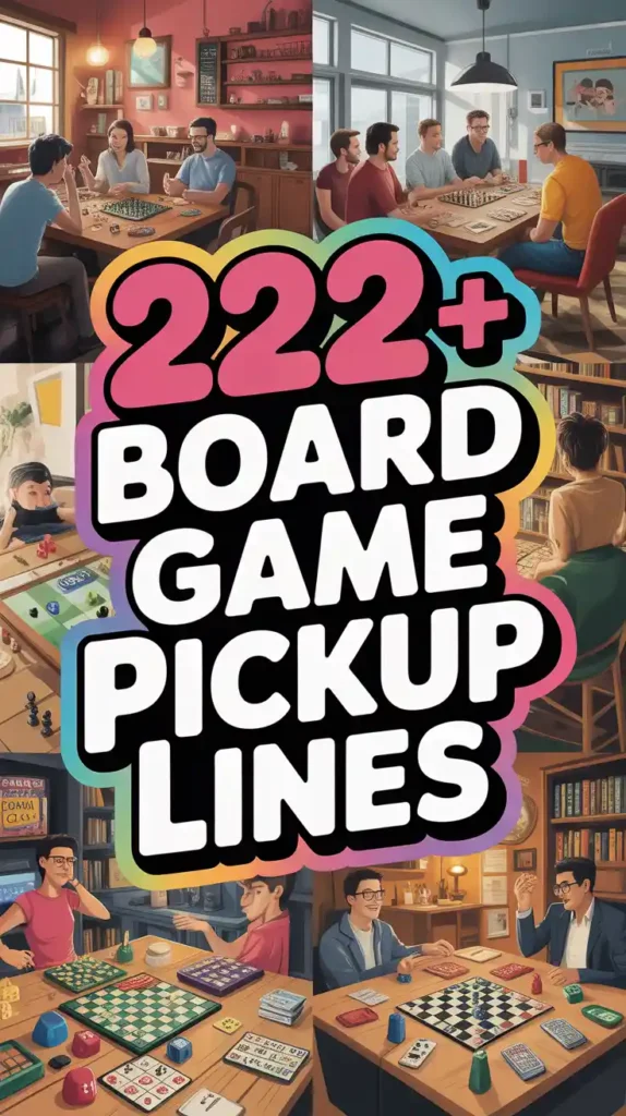 Board Game Pickup Lines
