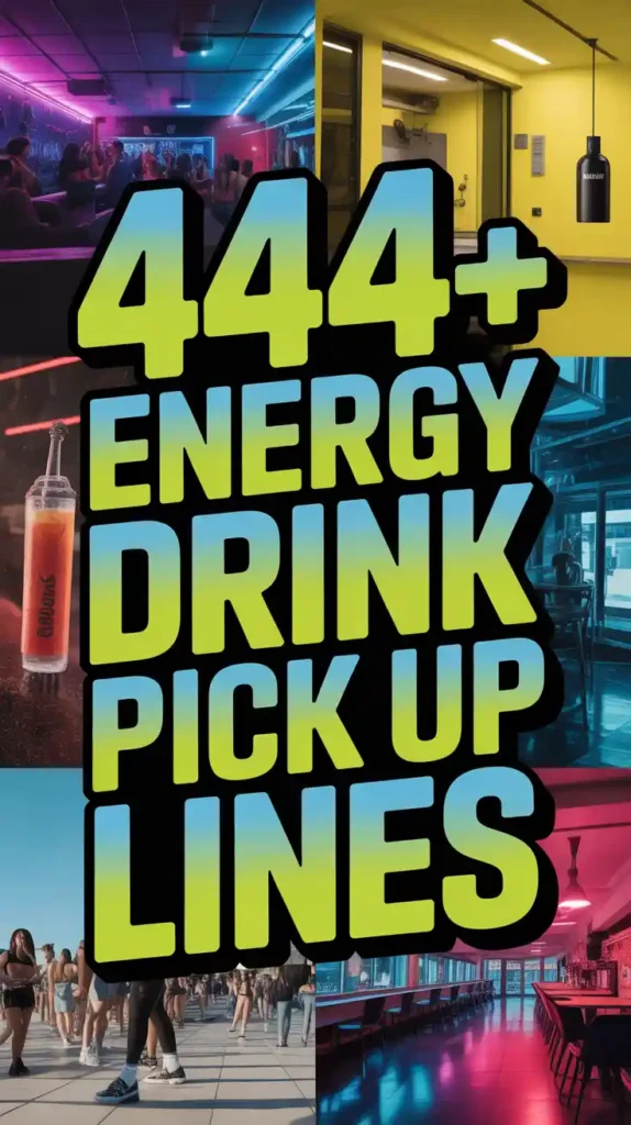 Energy Drink Pick Up Lines