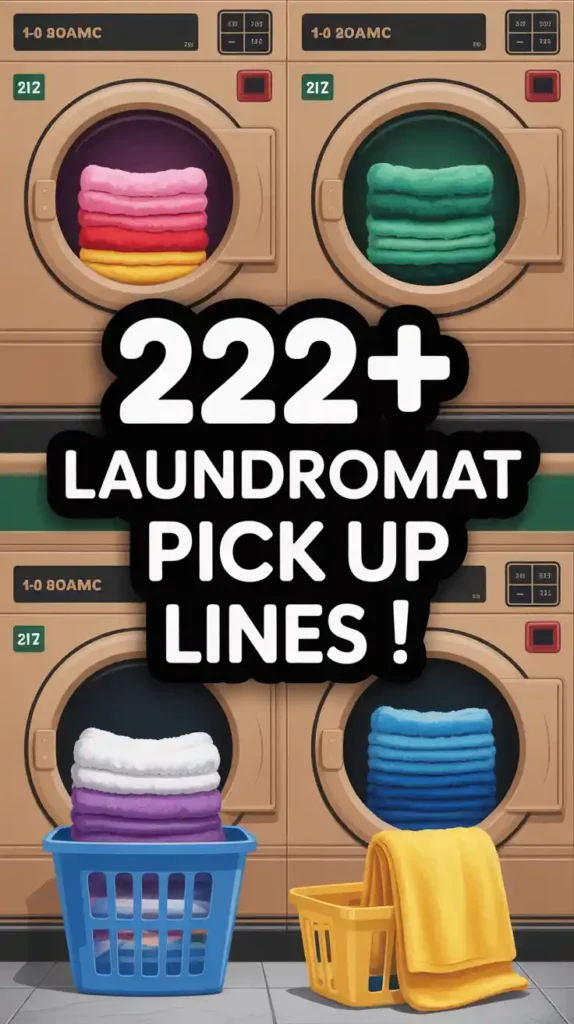 Laundromat Pick Up Lines