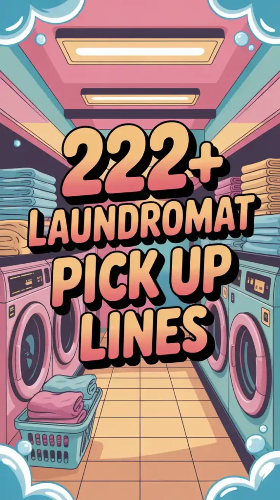 Laundromat Pick Up Lines