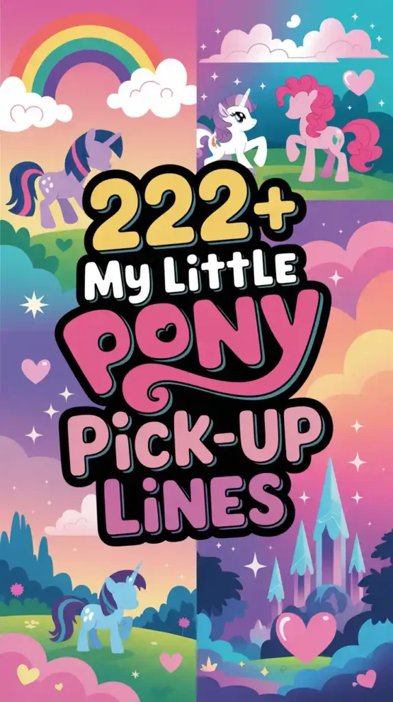 My Little Pony Pick-Up Lines