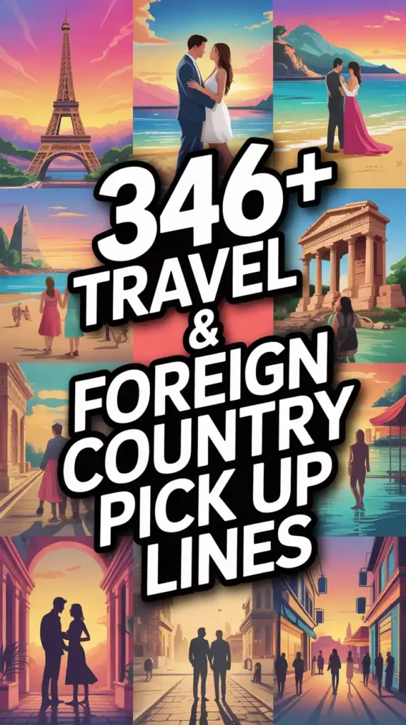 Travel & Foreign Country Pick Up Lines