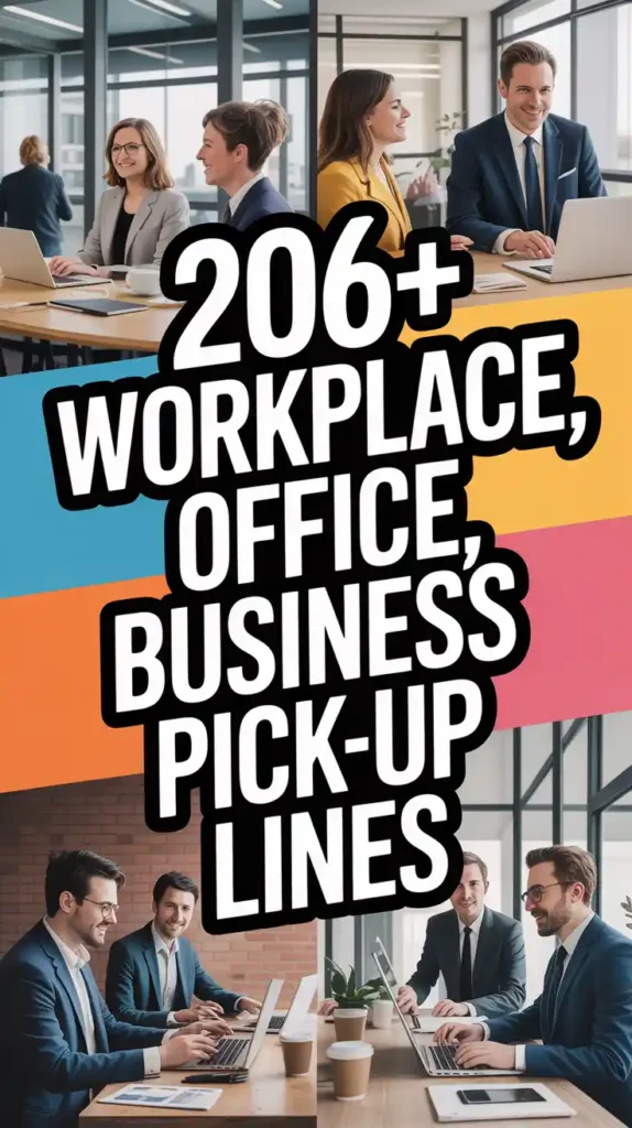 Workplace, Office, Business Pick-Up Lines
