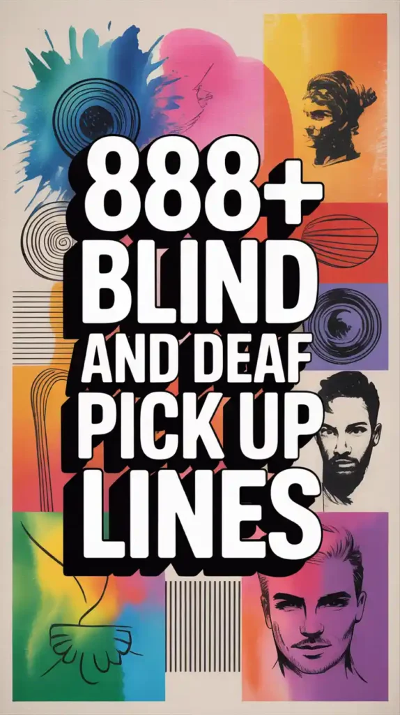 Blind and Deaf Pick Up Lines