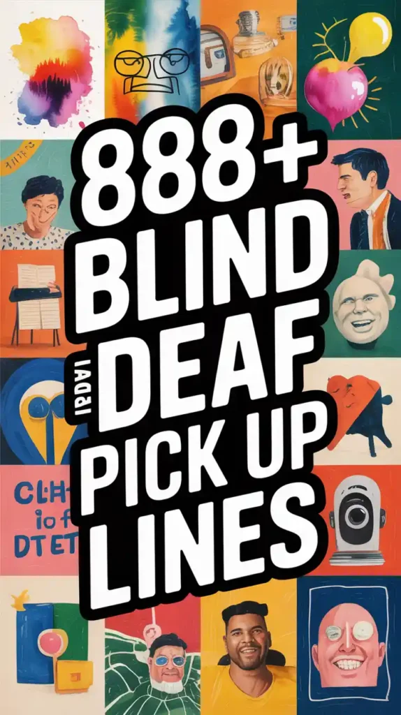 Blind and Deaf Pick Up Lines