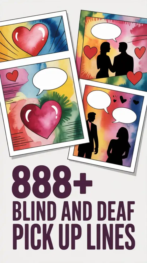 Blind and Deaf Pick Up Lines