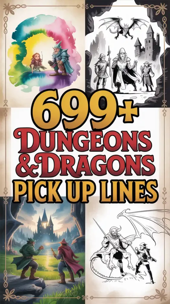 Dungeons & Dragons Pick Up Lines