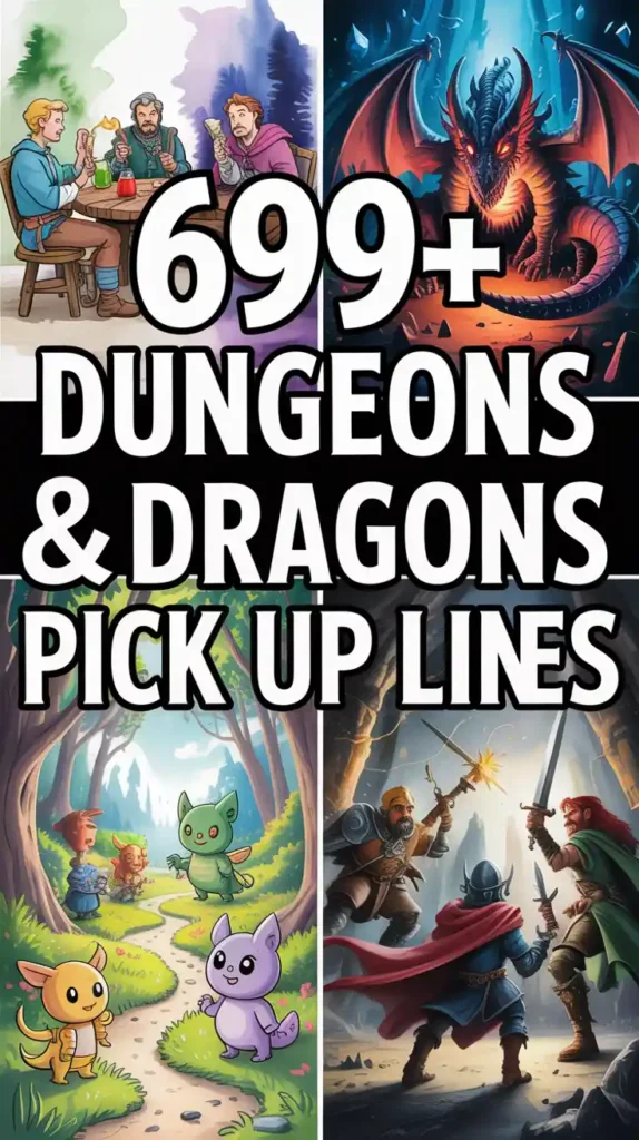 Dungeons & Dragons Pick Up Lines