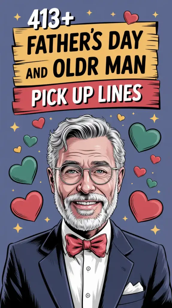 Father’s Day and Older Man Pick Up Lines