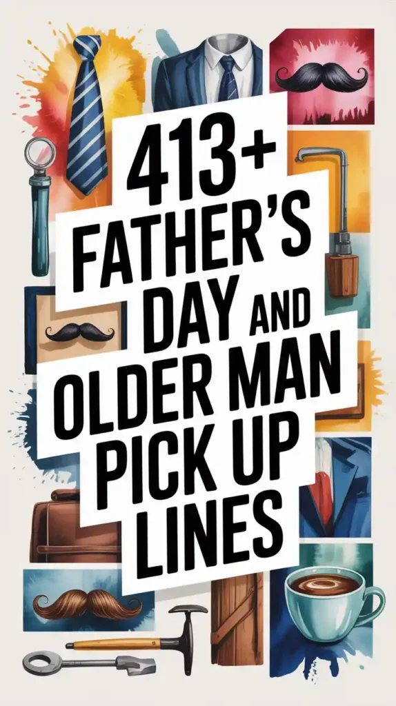 Father’s Day and Older Man Pick Up Lines