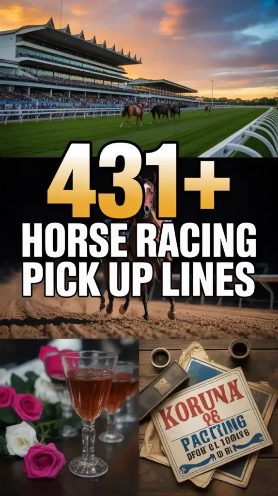 Horse Racing Pick Up Lines