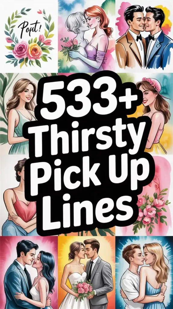 Thirsty Pick Up Lines