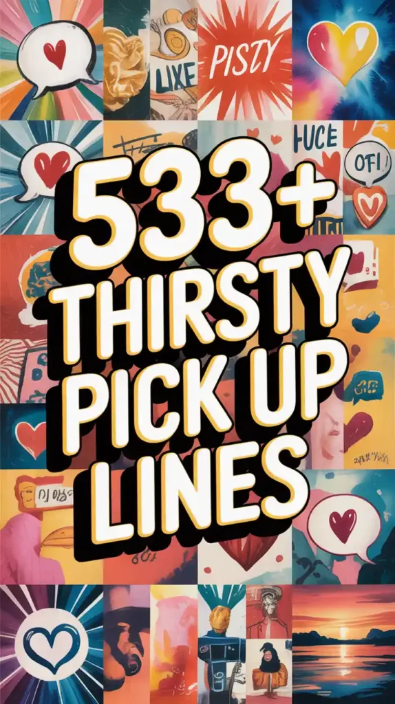 Thirsty Pick Up Lines